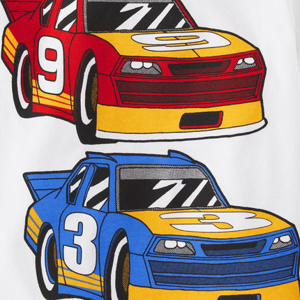 The Children's Place Boys' and Toddler 3-Pack Short Sleeve Graphic T-Shirt, Construction Vehicle/Moster Truck/Racecars, 4T