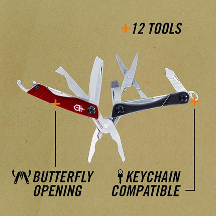 Gerber Dime Multi-Tool, Red [30-000417]