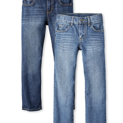 The Children's Place Boys' Straight Leg Jeans, Car