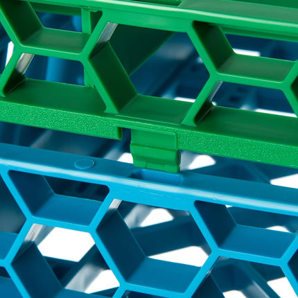 Carlisle RE36C09 OptiClean 36 Compartment Divided Glass Rack Extender, 1.78", Green