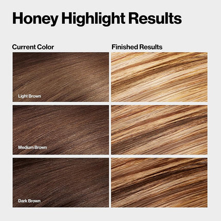 Revlon Rev Color Effects Frost & Glow All-in-1 Easy Hltng Kit Honey, Honey, 0.5 Pound