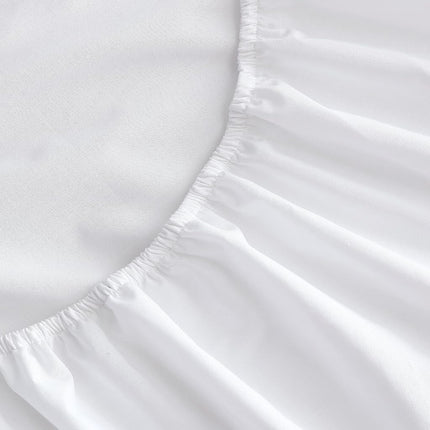 Nautica - Queen Sheet Set, Cotton Percale Bedding Set, Crisp & Cool, Lightweight & Breathable (White, Queen)