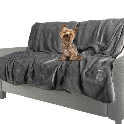PETMAKER Waterproof Pet Blanket - 30x40-Inch Rever