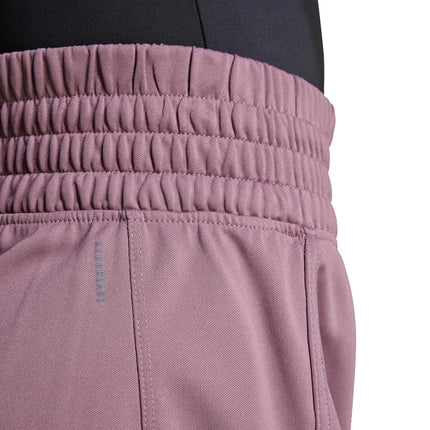 adidas Women's Pacer Essentials Knit High-Rise Training Shorts, Shadow Fig, Medium/3" Inseam