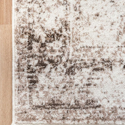 Alfombra de área Unique Loom 3134037, 2.5 x 13, Beige
