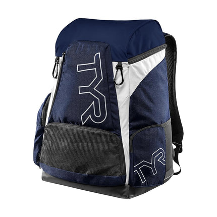 TYR Unisex Adult ALLIANCE Backpack - Navy/White, Size 45/Large