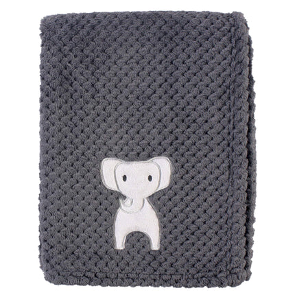 Hudson Baby Unisex Baby Plush Waffle Blanket, Mode