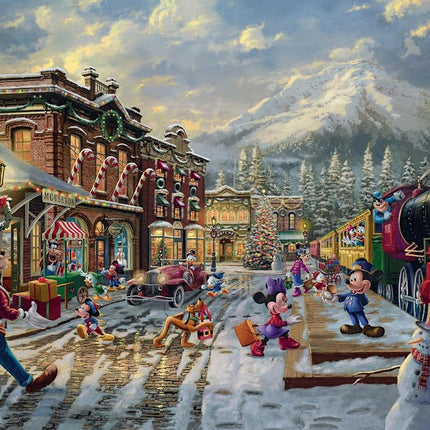 Ceaco - Thomas Kinkade - Holiday - Candy Cane Express - 1000 Piece Jigsaw Puzzle