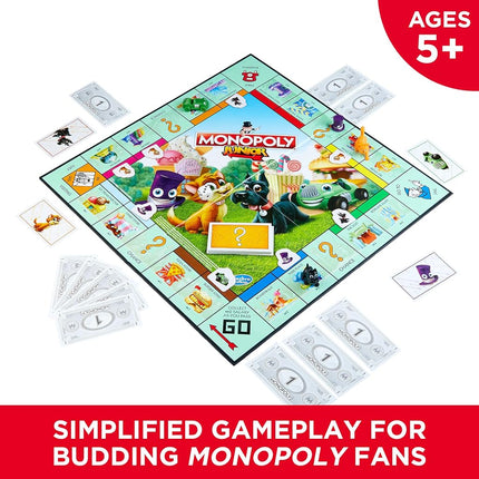 Monopoly Junior Board Game, 4 players, Ages 5 and up (Amazon Exclusive)