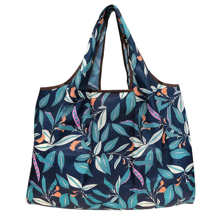 Wrapables A72044c Eco-Friendly Large Nylon (Set of 3) Reusable Shopping Bag, Tropical