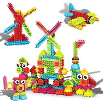 Picasso Toys112pcs Hedgehog Blocks STEM Building T