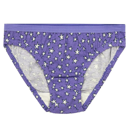 Fruit of The Loom Braguitas de bikini de algodón para niñas, paquete de 10 - Surtido de moda, 14