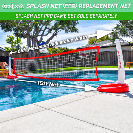 GoSports Replacement Pool Volleyball Net Splashnet PRO or MAX Games