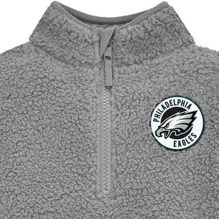 Gerber NFL Baby Sherpa Sudadera con Cierre de 1/4, Color del equipo, 3T, Color del equipo, 3 años