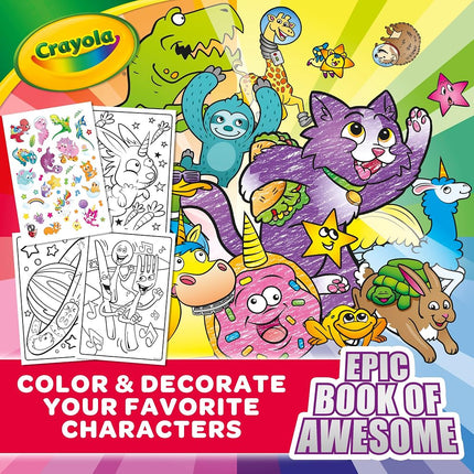 CRAYOLA Libro Épico de Impresionante, Juego de Libro para Colorear Todo en Uno, 288 Páginas para Colorear de Animales, Regalo para Niños, Edad 3, 4, 5, 6 [21 jun 2025] 1