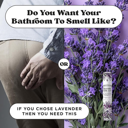 Poo-Pourri Before-You-Go Toilet Spray Travel Size, Lavender Vanilla Scent, 10 ml