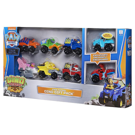 PAW PATROL La 6059296 Set of 8 True Metal Dino Rescue Vehicles Mission Dino Metal Toy for Children Aged 3+