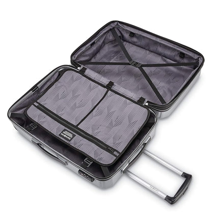 Samsonite Winfield 3 DLX Hardside Expandable Luggage with Spinners, Silver, Carry-On 20-Inch, Winfield 3 DLX Hardside Expandable Luggage with Spinners