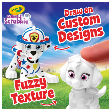 Crayola Scribble Scrubbie Pets Patrulla Canina, figuras de Patrulla Canina, juguete de Patrulla Canina para niños y niñas, regalo para niños, 3+ años