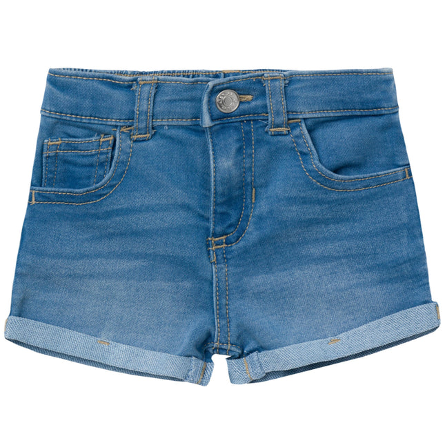 Gerber Baby and Toddler Girls Cuffed Denim Shorts,