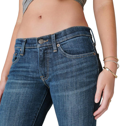 Lucky Brand Women's Mid Rise Sweet Bootcut Jean, Agate, 29W x 32L