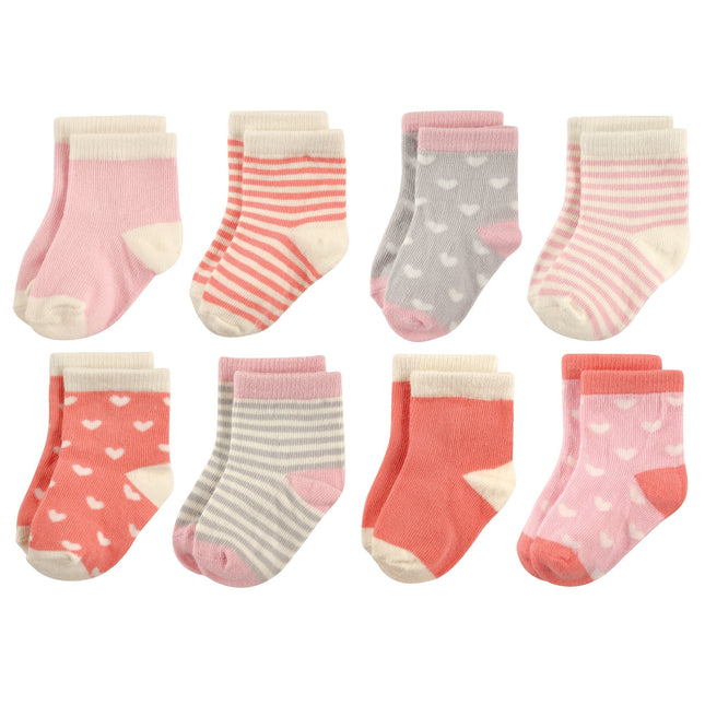 Hudson Baby Baby Girls' Cotton Rich Newborn and Te