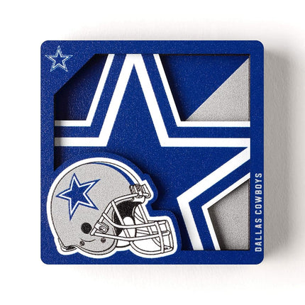 Aimant de la série Logo 3D NFL Dallas Cowboys de YouTheFan