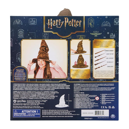 Wizarding World, Talking Sorting Hat with 15 Phrases for Harry Potter Pretend Play Kids’ Fancy Dress Role Play Toys for Ages 5 and up, Brown