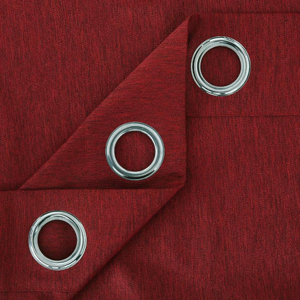 Cortinas con ojales 100% opacas Deconovo – Aislantes térmicas, reductoras de ruido, sostenibles y de fácil cuidado para dormitorio, sala de estar y oficina – Certificado Oeko-TEX, blanco de 38 pulgadas de ancho x 63 pulgadas de largo (juego de 2)