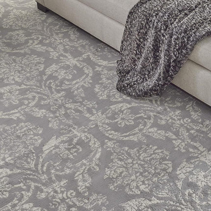 Nourison JUB09 Jubilant Vintage Damask Ivory/Pink Area Rug Runner 2'3" x 7'3", 2'x7',