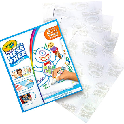 Crayola Color Wonder - 75-2479-E-000 - Mess Free Colouring - White Refill Paper