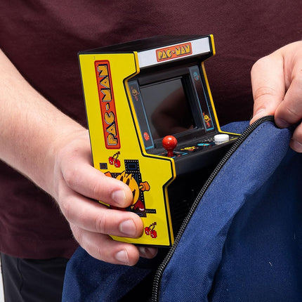 Basic Fun Pac-Man™ Mini Arcade Game Machine, Retro Classic Electronic Toy with New TFT Color Screen, Authentic Miniature Replica, Ages