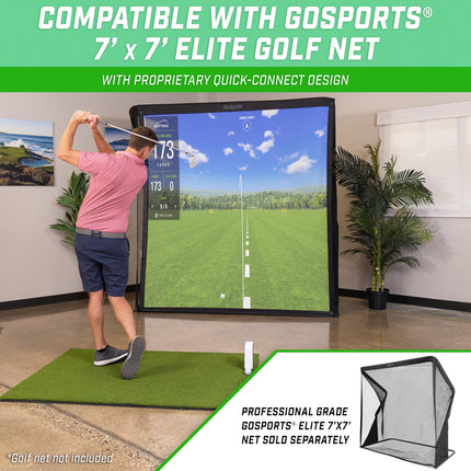 Pantalla de impacto GoSports de 7 pies para simulador de golf