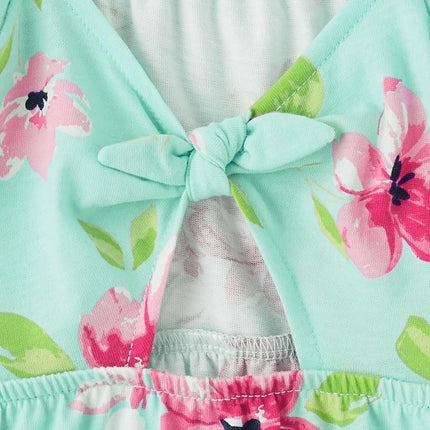 The Children's Place Baby Girls' and Toddler Sleeveless Knit Tops, Mint Tea, 4T