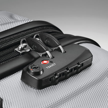 Samsonite Unisexe-Adulte Omni Pc Valise Rigide Extensible avec Roues Pivotantes, Argent, Enregistrée-Moyenne 61 cm, Omni Pc Valise Rigide Extensible avec Roues Pivotantes