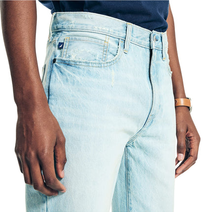 Nautica Men's Relaxed Fit Denim Jeans, Ocean Shallows Wash, 30W x 32L