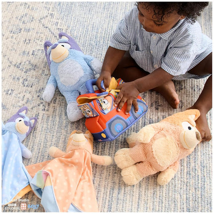 GUND Bingo Sustainably Soft Plush, Made with Recycled Materials, Stuffed Animals for Kids & Toddlers, Orange, 13”
