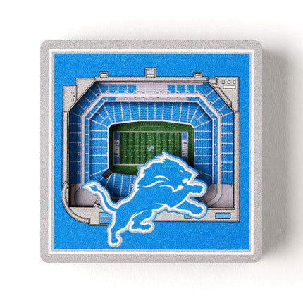 YouTheFan NFL Detroit Lions 3D StadiumView Magnets - Ford Field