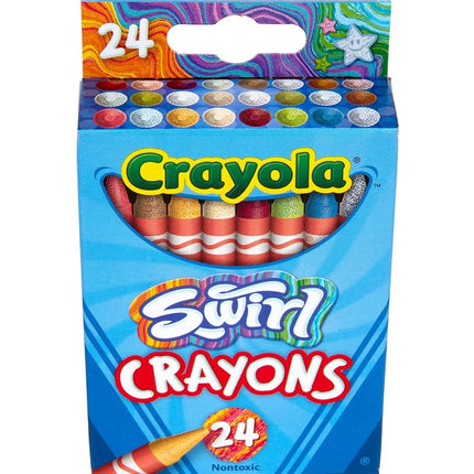 Crayola 24ct SWIRL Crayons
