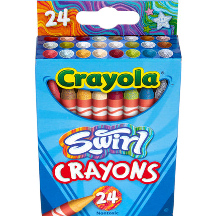 Crayola 24ct SWIRL Crayons