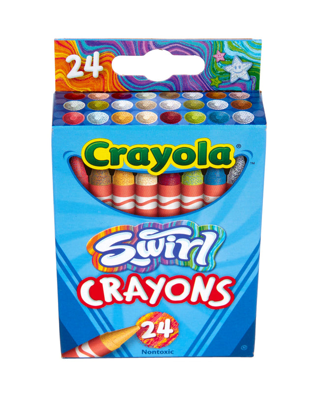 Crayola 24ct SWIRL Crayons