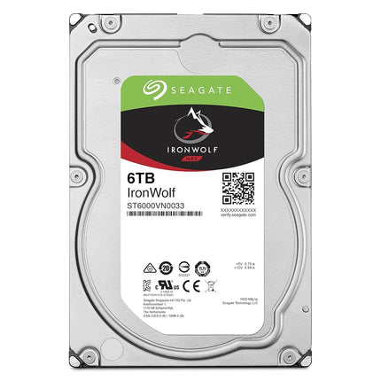 Seagate 6TB IronWolf ST6000VN001 5400RPM 256MB NAS