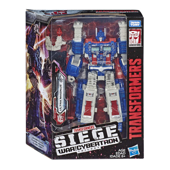 Transformers Generations War for Cybertron: Siege figurine articulée Leader Class WFC-S13 Ultra Magnus