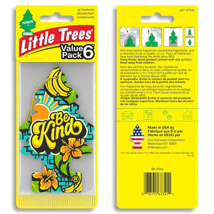 Little Trees Car Air Freshener | Hanging Tree Provides Long Lasting Scent for Auto and Home | Be Kind, 24 Air Fresheners