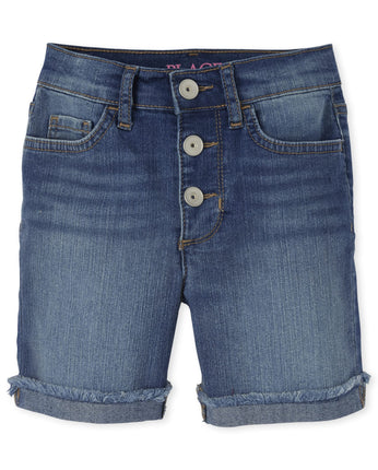 The Children's Place Girls High Waist Button Front