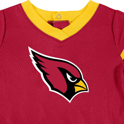Vestido de camiseta de la NFL estándar para bebé niña Gerber y cubrepañal, color del equipo, 6-12 meses