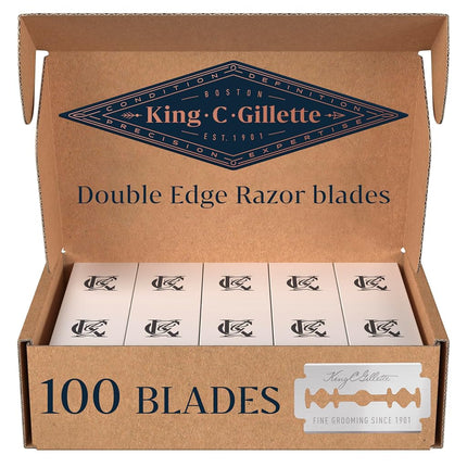 King C. Gillette Double-Edge Safety Razor blades f
