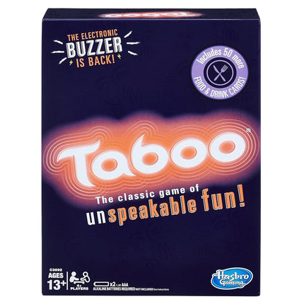 Hasbro Gaming Taboo Party Game, Blue, Limited Edition, Board Game, 4 Players, Ages 13+