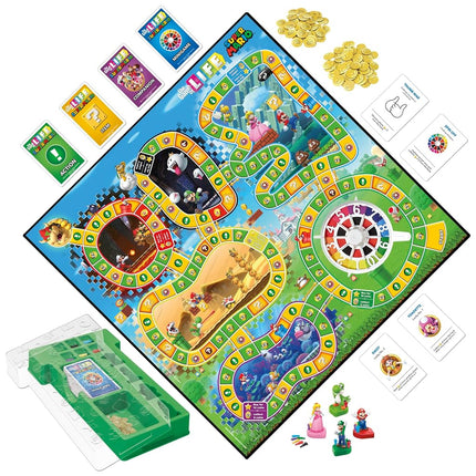 Hasbro Gaming The Game of Life: Super Mario Edition Board Game for Kids Ages 8 and Up, Play Minigames, Collect Stars, Battle Bowser