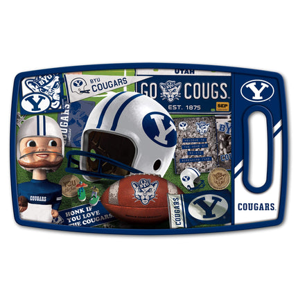 YouTheFan NCAA BYU Cougars Retro Series Cutting Bo